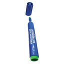 Metal Detectable Highlighter Pen Green Pack 10