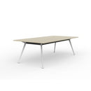 Team Boardroom Table 2400W x 1200D Nordic Maple / White