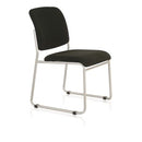 Mario Visitor Chair Sled Base Black