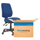Roma Task Chair 2 Lever High Back Dark Blue No Arms Unassembled