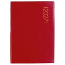 Collins 2027 Diary Day To Page PVC Cover A5 Red