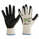 Think Green Nitrile Dip Recycled Glove 8 Black