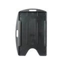 ID Card Holder Single Sided Rigid Plastic LX-108 86 x 54mm Black