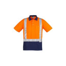Syzmik Hi Vis Day/Night Two Tone Polo Orange 5XL