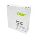 Okin Compatible LetraTag Labelling Tape 12mm x 4m Black On White