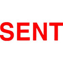 X-Stamper Self-Inking Stamp 'Sent' Red