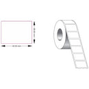 Direct Thermal Labels Permanent 40 x 28mm 38mm Core White Roll 2000