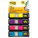 Post-it Adhesive Flags 683-4AB 12 x 43mm Assorted Colours Pack 4