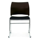 Maxim Meeting / Visitor Chair Sled Base Black/Chrome