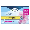 Tena Instadry Pads Standard Length Pack 10