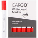 Cargo Whiteboard Marker Recycled Bullet Tip 1.5-3.0mm Red