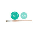 Milan School Paint Brush Flat 121 Series Size 10