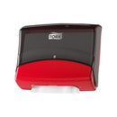 Tork Tork W4 Folded Dispenser 654008 Red & Smoke