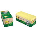 Post-it Self Adhesive Notes 654R-24CP-CY Greener Cabinet Pack 76 x 76mm Yellow Pack 24