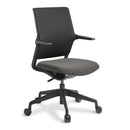 Flare Meeting Chair Charcoal Fabric