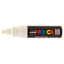 Uni Posca Paint Marker Chisel Tip Bold PC-8K 8.0mm White