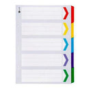 Marbig Dividers Manilla 5 Tab A3 White
