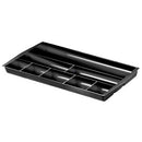 Italplast Drawer Tidy 8 Compartments Black