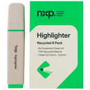 NXP Highlighter Recycled Chisel Tip Green Box 6