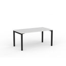 Cubit Desk 1500Wx800D White / Black Frame