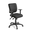 Swatch Task Chair 3 Lever Mid Back With Arms Keylargo Ebony