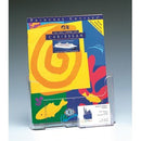 Deflecto Brochure Holder & Card Holder Free Standing/Wall Mounting Portrait A4 Clear