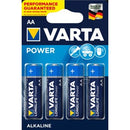 Varta Longlife AA Battery Alkaline Pack 4