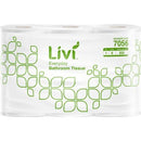 Livi Everyday Toilet Tissue 1 Ply 850 Sheets Per Roll White Carton 48