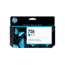 HP DesignJet Inkjet Ink Cartridge 728 130ml Cyan