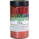 5 Star Glitter Jar Bio 110g Red