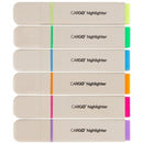 Cargo Highlighter Recycled Chisel Tip Assorted Colours Pack 6
