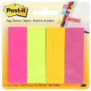 Post-it Page Markers 671-4AU 22 x 73mm Assorted Colours Pack 4