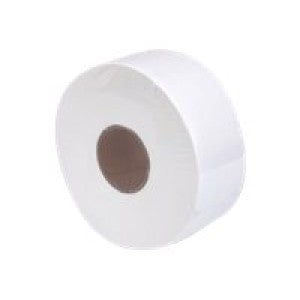 Pacific Deluxe Jumbo Toilet Tissue 1 Ply White 500 meters per Roll DJ1 Carton of 8 / Pallet of 40