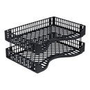 Okin Document Tray With Stackers Black Pack 2