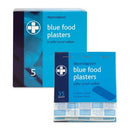 Pilfer Proof Plasters Refill Assorted Blue Box 5 Wallets 35 Plasters
