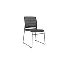 Stax Meeting Chair Stacking Black