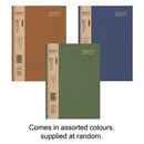 Collins Recycled 2027 Diary Week To View Wiro A5 Assorted Colour
