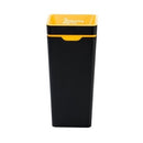 Method Recycling Bin Closed Lid 60L 350(w) x 350(d )x 755(h)mm YellowMixed Recycling