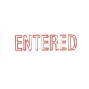 Dixon Self-Inking Stamp 027 'Entered' Red