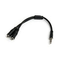 Startech Headset Adapter  Microphone And Headphone Splitter Ltw