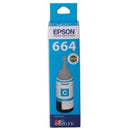 Epson EcoTank Ink Refill Bottle T664 Cyan