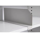 Milano Shelf Divider Steel Tambour 39Dx12Hmm White