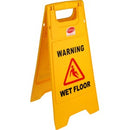 Safety Sign Wet Floor A-Frame 600 x 290mm Yellow