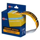 Avery Pre-Printed Dispenser Labels 'Urgent Action' 937259 64 x 19mm Box125