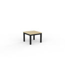 Cubit Coffee Table 600Wx600D Oak Top / Black Frame