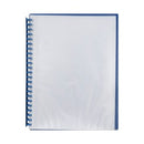 Marbig Display Book Refillable 25 Pocket A4 Blue