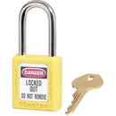 Master Lock Safety Padlock Steel Shackle Yellow