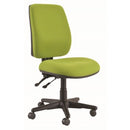 Roma Task Chair 2 Lever High Back Green No Arms