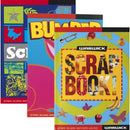 Warwick Scrapbook Super Blank Pages Assorted Covers 60gsm 28 Leaf 335 x245mm
