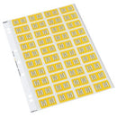 Codafile Lateral File Labels Alpha Letter M 25mm Pack 200